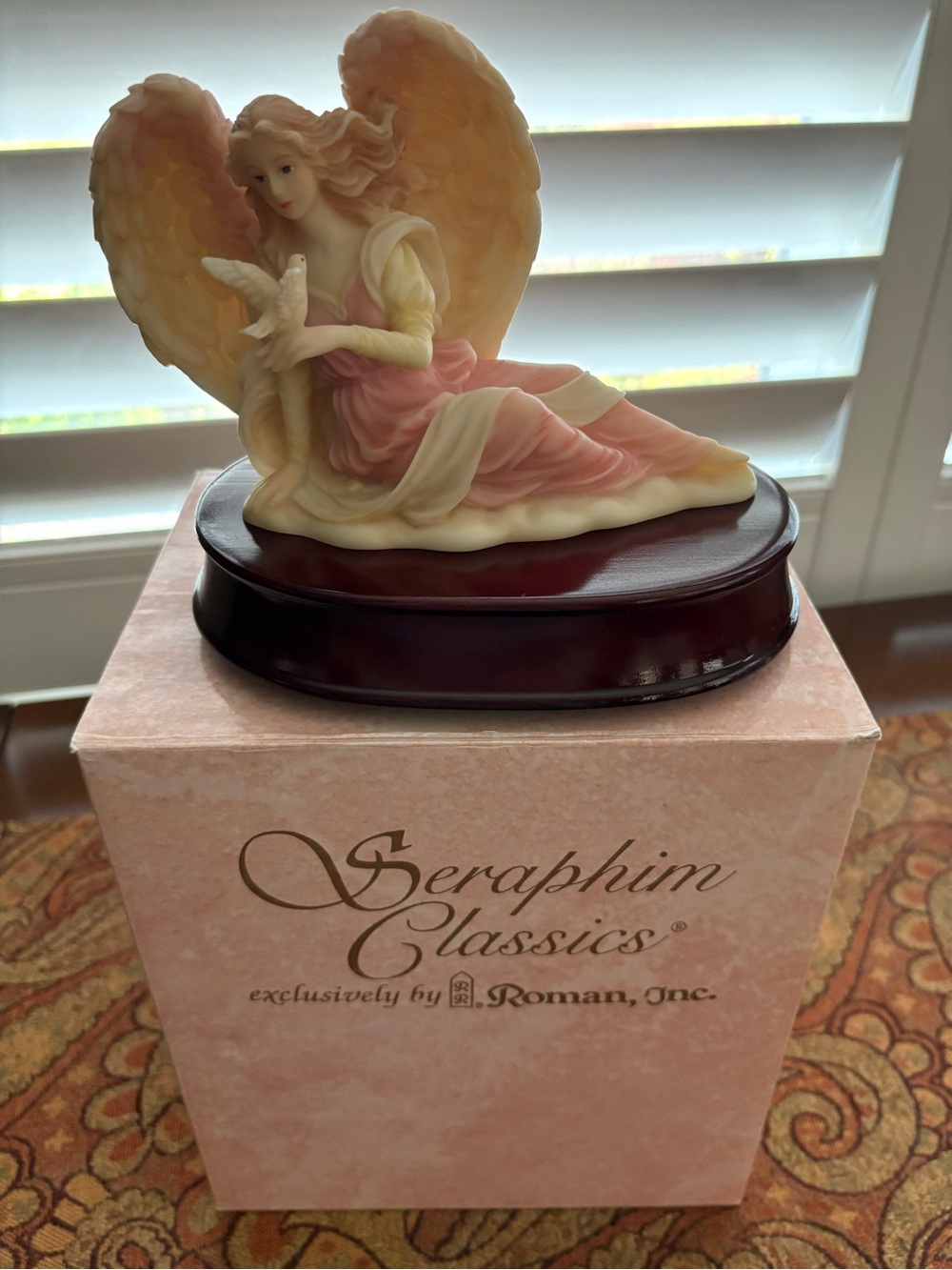 Seraphim Classics Evangeline Angel of Mercy Music Box Retired Collectible
